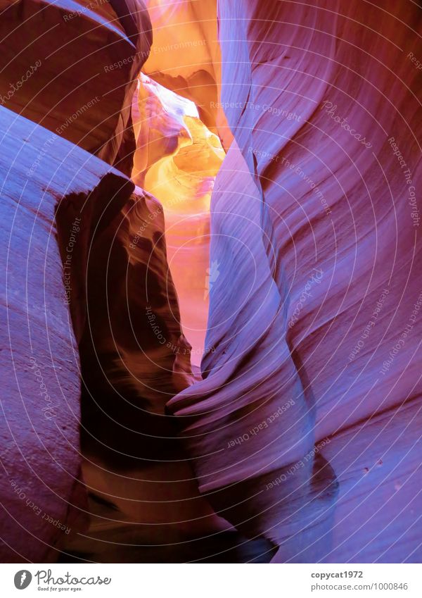 Antelope Canyon Urelemente Schlucht Stimmung Abenteuer erleben Farbe Kraft Ferien & Urlaub & Reisen Farbfoto Menschenleer Tag
