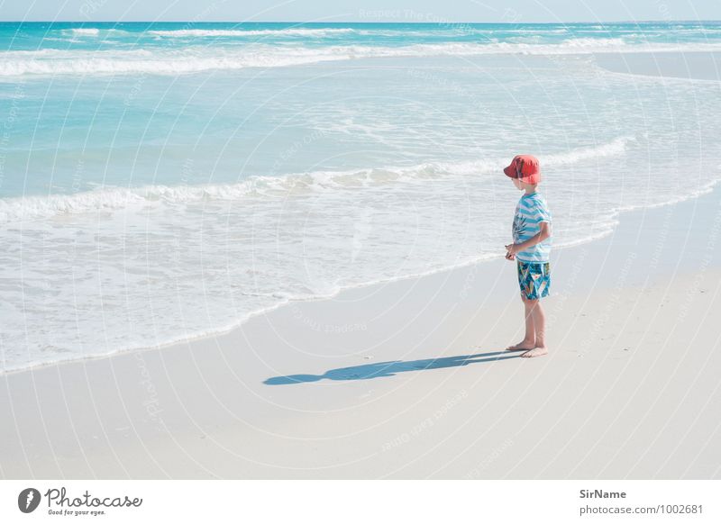 333 Ferien & Urlaub & Reisen Tourismus Ferne Freiheit Sommer Sommerurlaub Strand Meer Wellen Junge Kindheit Leben 3-8 Jahre Natur Landschaft Sand Wasser