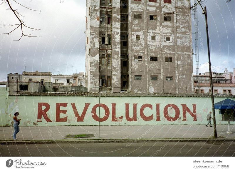 Revolucion Kuba Havanna Mauer Sozialismus Wiedervereinigung Havana