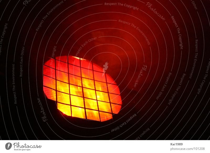 Red Light mehrfarbig rot Licht Lampe heiß Nebel verraucht Physik Elektrisches Gerät Technik & Technologie Ampel hell rotes Licht Scheinwerfer Rauch Wärme