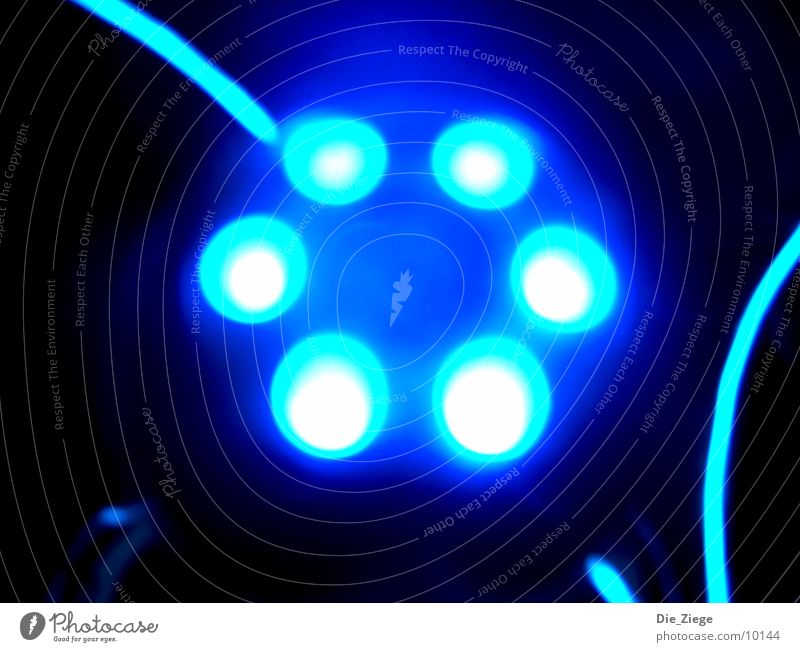 bLuE UFO Makroaufnahme Nahaufnahme schaltknauf blau astra verschönern