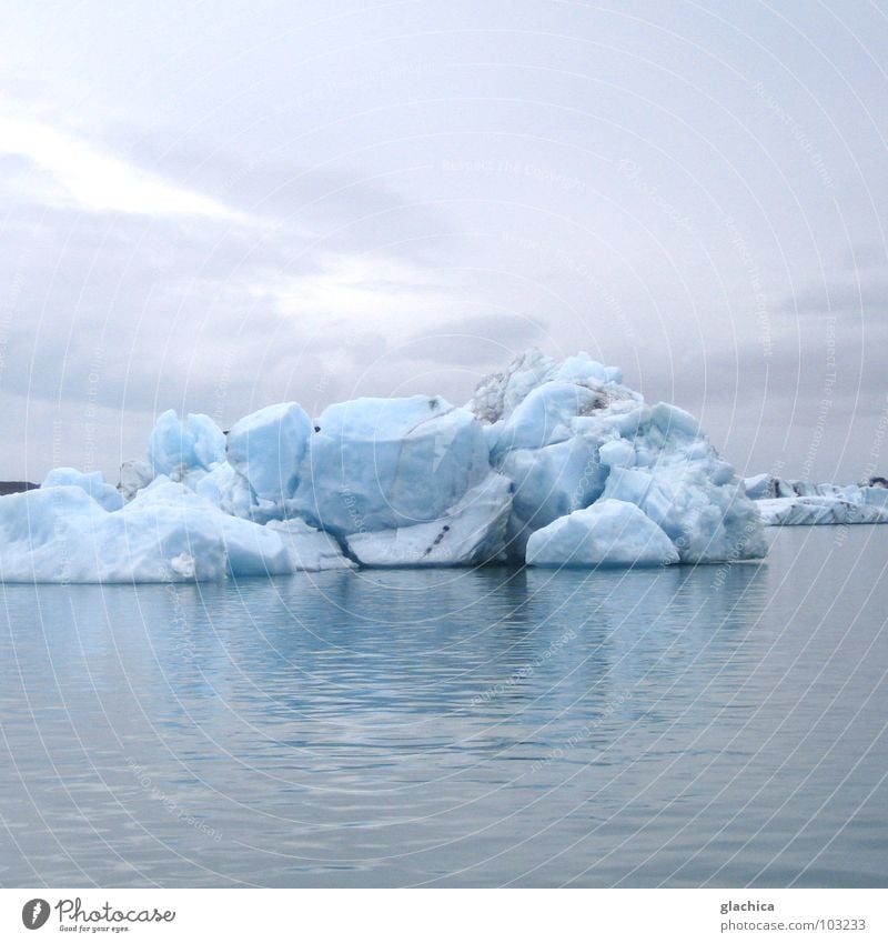 Eis:::ewig? Island Sommer Winter Nordeuropa Meer See kalt weiß Unendlichkeit ungeheuerlich ruhig reibungslos Jökulsárlón Lagune Gletscher Gletscher Vatnajökull