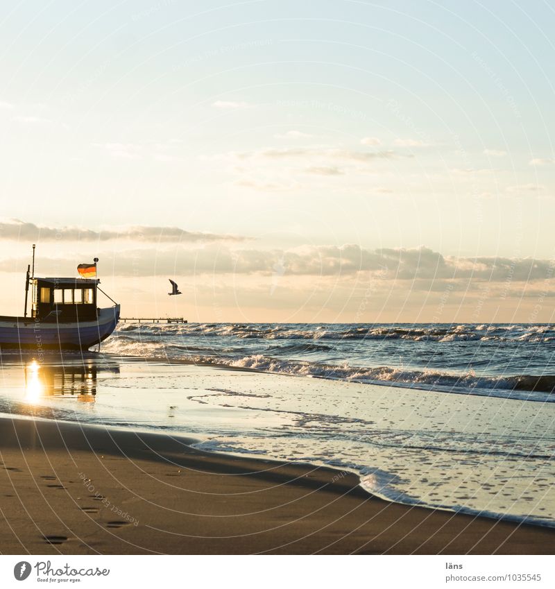 sehn_sucht Ferien & Urlaub & Reisen Tourismus Ausflug Sommer Sommerurlaub Sonne Strand Meer Wellen Fischereiwirtschaft Umwelt Natur Landschaft Sand Himmel