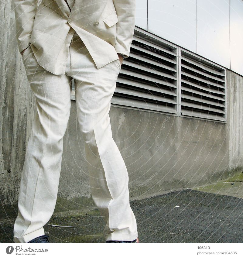 DANKE PHOTOCASE, DANKE MADO, DANKE EUCH [KOLABO] Mann Anzug Hosentasche anonym Anschnitt Bildausschnitt Detailaufnahme x-beinig kopflos gesichtslos unkenntlich