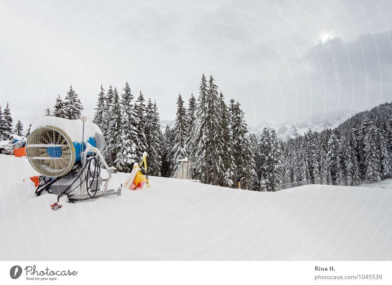 NachHilfe Ferien & Urlaub & Reisen Winterurlaub Berge u. Gebirge Umwelt Natur Landschaft Wolken schlechtes Wetter Eis Frost Schnee Zugspitze Skigebiet