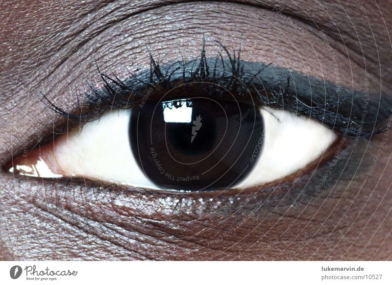 eye Frau feminin Auge Afrikaner