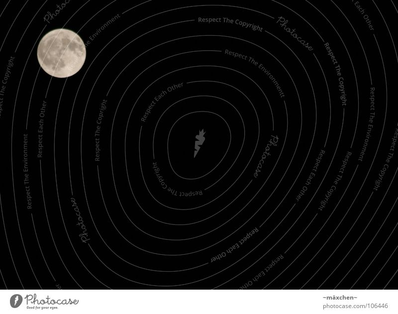 La luna Vulkankrater Nacht Mondschein schwarz weiß grau dunkel Himmel träumen schlafen ruhig Himmelskörper & Weltall Sommer moon &#934 &#949 &#947 &#940 &#961