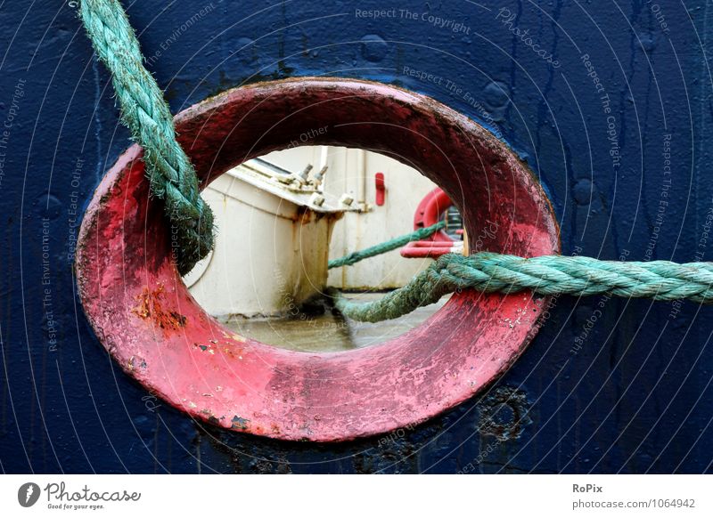Schiff abstrakt Ferien & Urlaub & Reisen Ausflug Sommerurlaub Meer Arbeit & Erwerbstätigkeit Beruf Seemann Fischereiwirtschaft Fischerboot Wirtschaft Handwerk