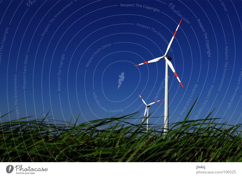 Generators III Windkraftanlage Strömung Propeller Erneuerbare Energie Klimawandel umweltfreundlich Umweltschutz drehen Feld Elektrizität Luft Energiewirtschaft