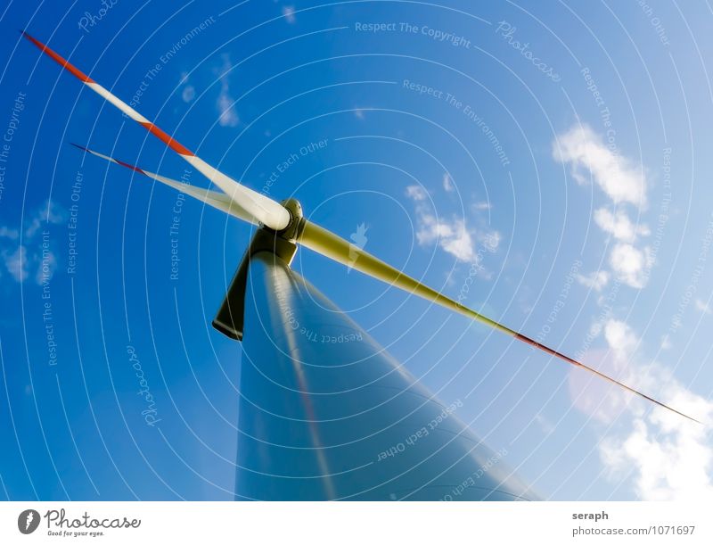 Windkraft Kraft Rad Windmühle Tragfläche alternativ Architektur Zentrifugalkraft Sauberkeit Konstruktion Luft Wolken Himmel Sommer Sonne ökologisch Energie