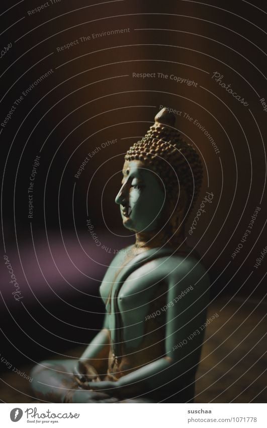 buddha 2 exotisch Erholung ruhig Meditation Kunststoff Bekanntheit Kraft achtsam Gelassenheit Glaube Frieden Figur Buddha Buddhismus Sinnbild Farbfoto