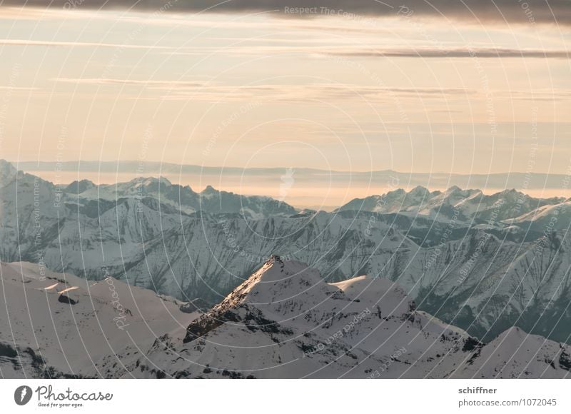 Mit Perwoll gewaschen Umwelt Natur Landschaft Wolken Klima Klimawandel Eis Frost Schnee Felsen Alpen Berge u. Gebirge Gipfel Schneebedeckte Gipfel Gletscher