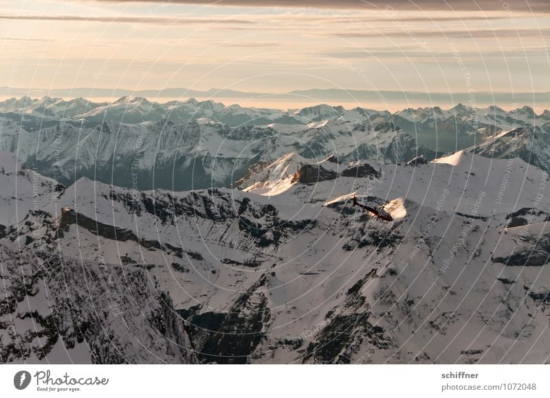 Ein Hauch Mädchen Umwelt Natur Landschaft Klima Klimawandel Wetter Schönes Wetter Felsen Alpen Berge u. Gebirge Gipfel Schneebedeckte Gipfel Gletscher rosa