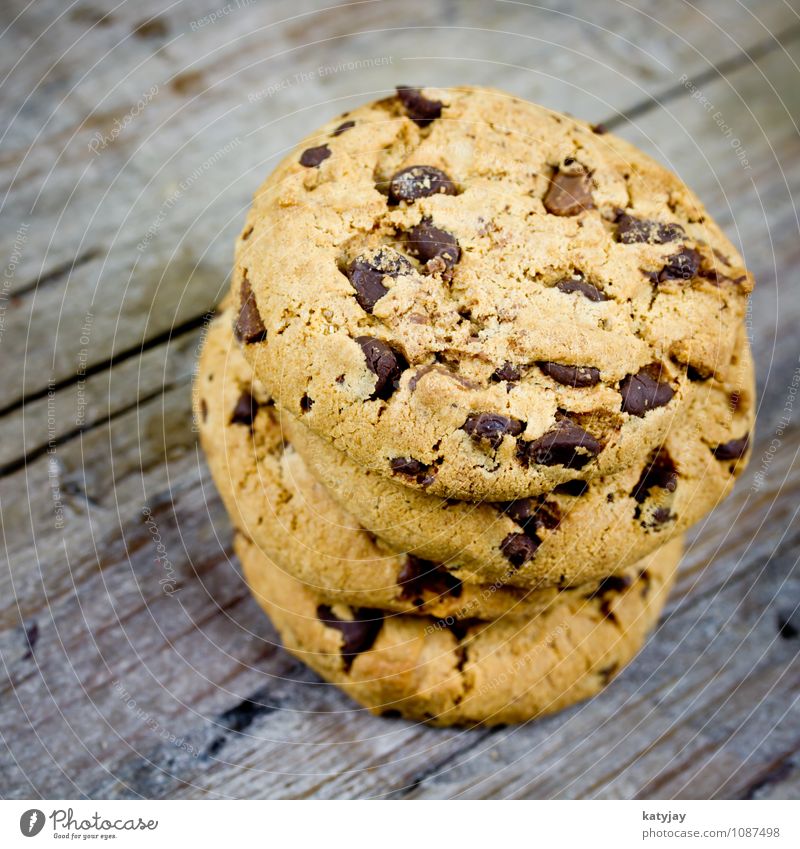 Kekse cookie cookies Amerika Schokolade braun Speise Essen Foodfotografie Plätzchen schokocookies Schokoladenkuchen Freisteller Backwaren Kalorie