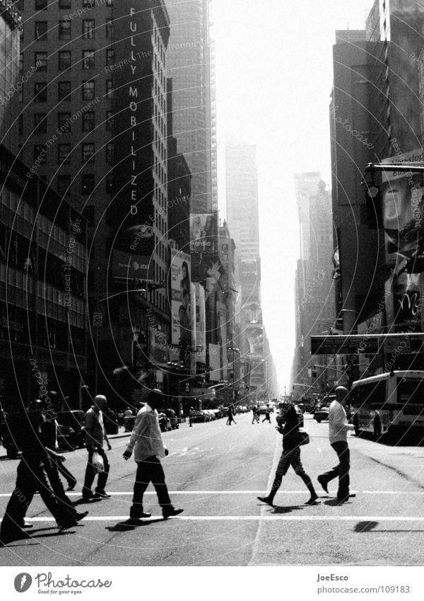 new york street life New York City USA Streetlife Stadt Mensch Fußgänger Verkehr Ferien & Urlaub & Reisen Straße