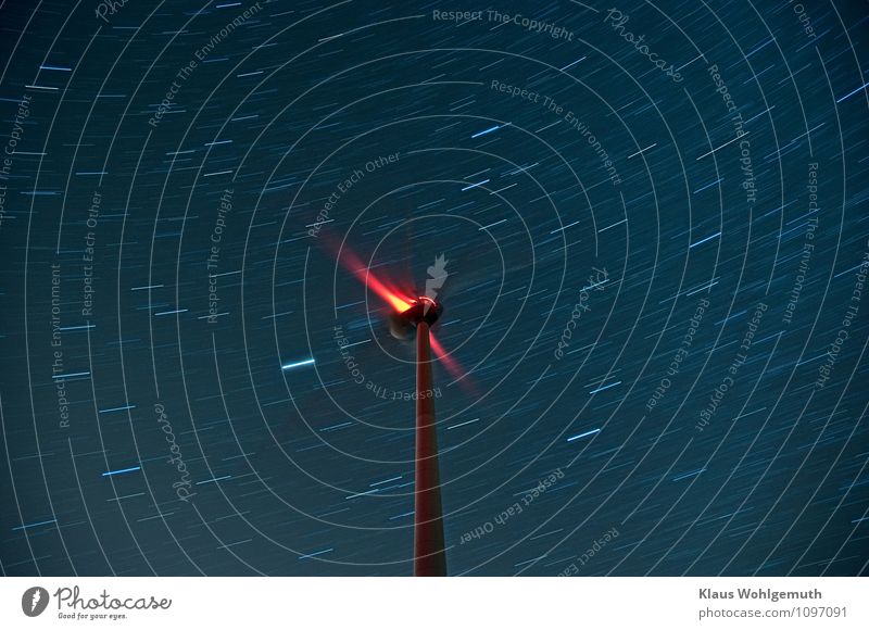 Warp Antrieb ( Sirius huscht vorbei ) Maschine Technik & Technologie Fortschritt Zukunft High-Tech Energiewirtschaft Erneuerbare Energie Windkraftanlage Himmel