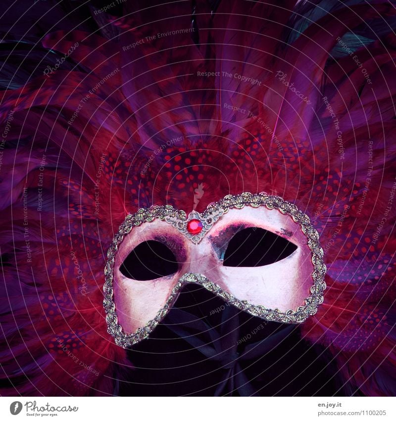 leer Ferien & Urlaub & Reisen Tourismus Karneval Veranstaltung Venedig Accessoire Maske elegant Erotik fantastisch schön verrückt Freude Fröhlichkeit