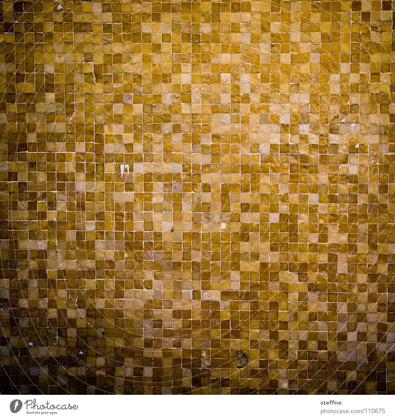 Tetris [Special Edition] Mosaik Muster Quadrat kariert braun gelb schwarz Fassade Wand Mauer Strukturen & Formen glänzend Spielen sortieren Playstation