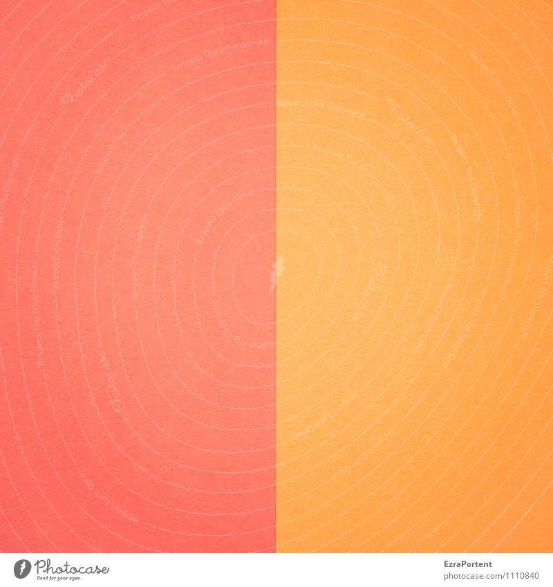 R | O Linie orange rot Design Farbe Grafik u. Illustration Grafische Darstellung graphisch Papier mehrfarbig Zusammensein zusammenpassen Farbfoto abstrakt