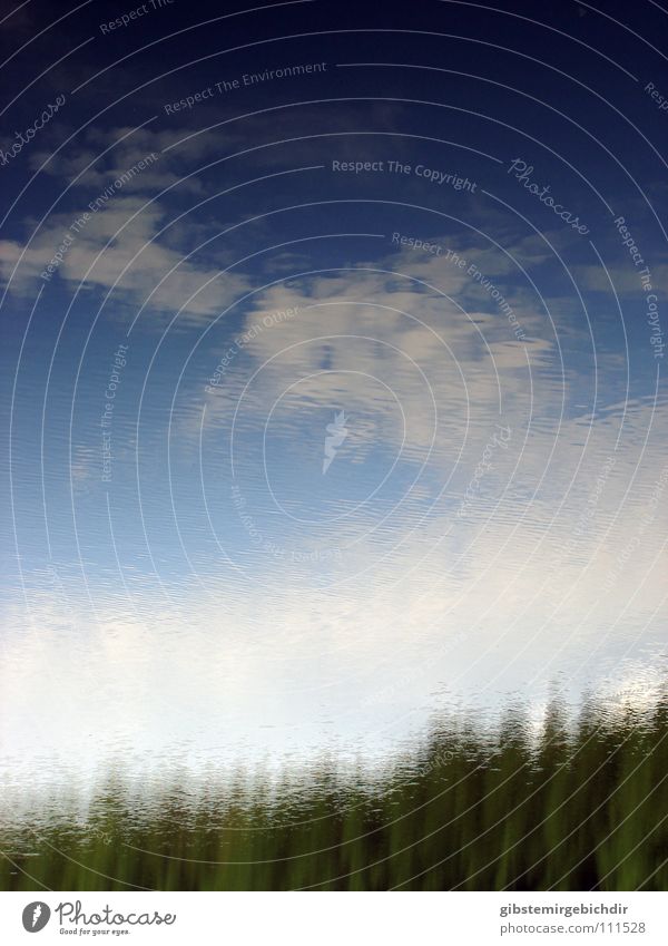 Himmel gekräuselt Wolken See Wellen Kräusel Reflexion & Spiegelung Hintergrundbild Sommer Frieden blau Wasser Küste Wind Wallpaper