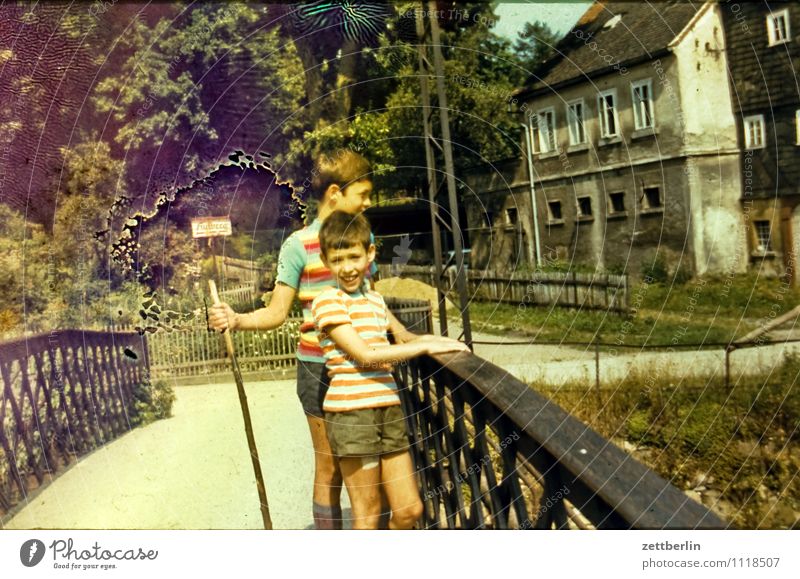 Thomas und Lutz, 1971 Kind Junge Ferien & Urlaub & Reisen Reisefotografie früher Kindheit Kindheitserinnerung Jugendliche Vergangenheit Porträt Farbe Farbfoto