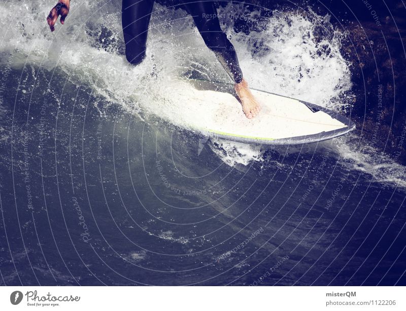 2000 Drops. Kunst ästhetisch Zufriedenheit Surfer Surfen Surfbrett Wassersport Geschicklichkeit Wellen Wellenform Wellenschlag wellenlos Wellenkamm Barfuß