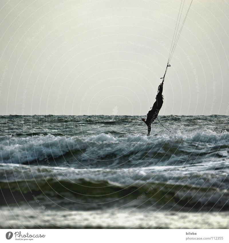 i believe i can fly I Kiting springen Freizeit & Hobby Surfen Ferien & Urlaub & Reisen Wassersport Segeln Abenteuer Geschwindigkeit Meer Belgien Sport Spielen