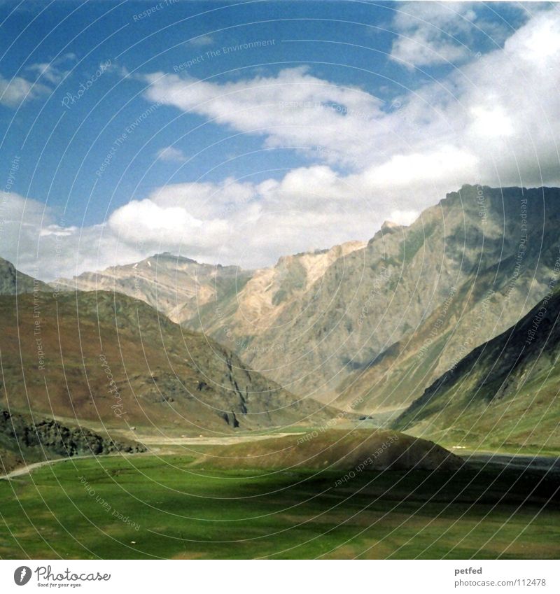 Zojilla Pass Kaschmir V Indien Jammu, Ladakh, Kaschmir Kultur Hochebene wandern Bergsteigen Asien Gletscher grün Steppe Wolken Berge u. Gebirge Erde Amerika