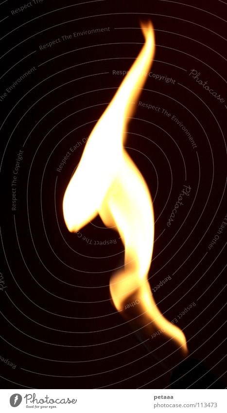 Flame II dunkel rot gelb schwarz Physik züngeln Erdgas Kohlendioxid Klimawandel Feuer Brand Flamme Flames hell orange Wärme Gas Propangas Bunsenbrenner