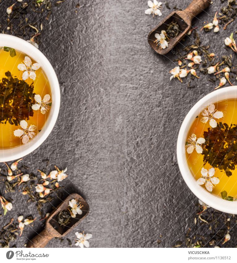 Grüner Jasmin Tee Lebensmittel Getränk Tasse Stil Design Gesunde Ernährung Wohlgefühl Erholung Duft Pflanze Blume Hintergrundbild jasmine Chinese aromatisch