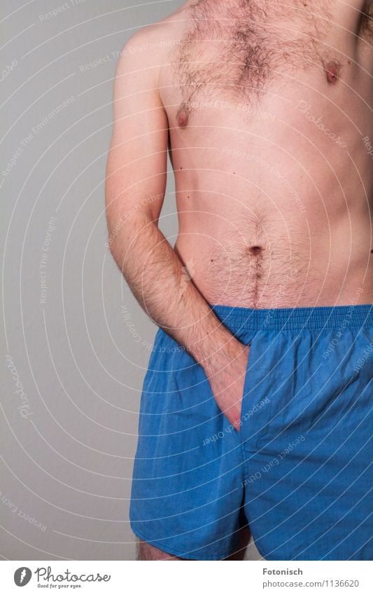 Eingriff Mensch maskulin Junger Mann Jugendliche Erwachsene Brust Arme Bauch Oberkörper 1 18-30 Jahre Behaarung Brustbehaarung stehen ästhetisch Erotik schön