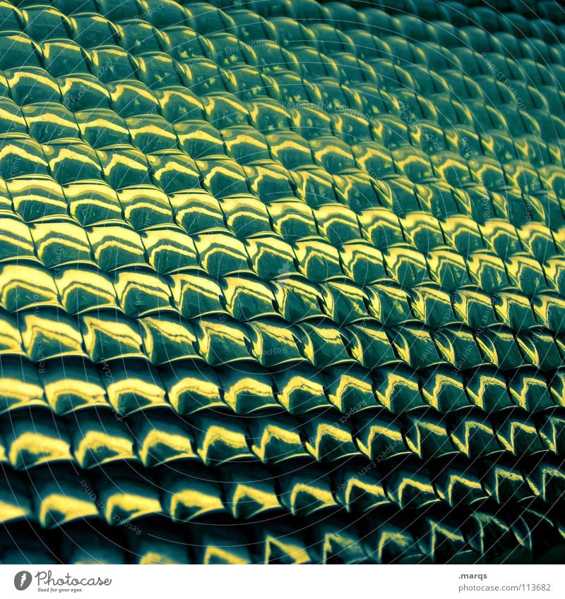 Gradient Strukturen & Formen Oberfläche Muster Glätte Geometrie Farbverlauf Verlauf Hintergrundbild glänzend Bruch Ecke Zeile gelb schwarz grün türkis dunkel