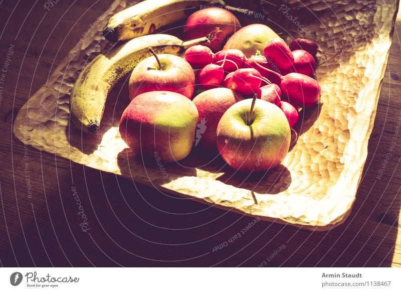 Neulich auf'm Küchentisch II Lebensmittel Frucht Apfel Ernährung Vegetarische Ernährung Schalen & Schüsseln Lifestyle Design Gesunde Ernährung Duft authentisch