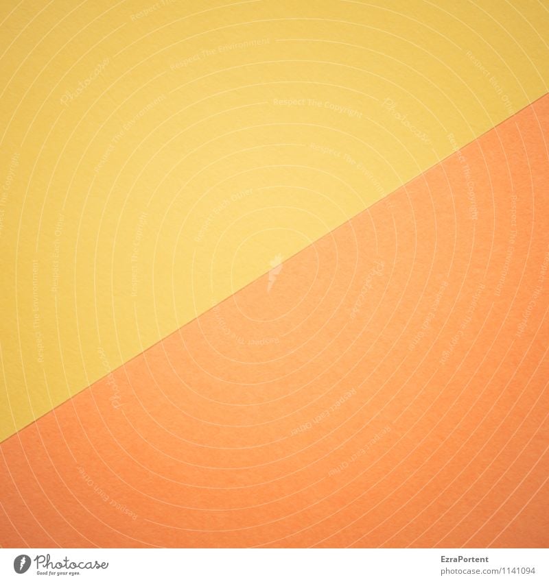 G/O Design Basteln Linie ästhetisch hell gelb orange Farbe Grafik u. Illustration Grafische Darstellung graphisch diagonal Strukturen & Formen zweifarbig