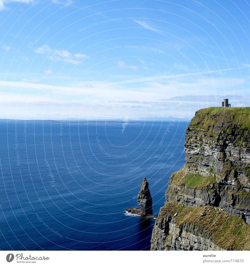 Cliffs of Moher Klippe Meer Küste Landschaft Felsen Republik Irland