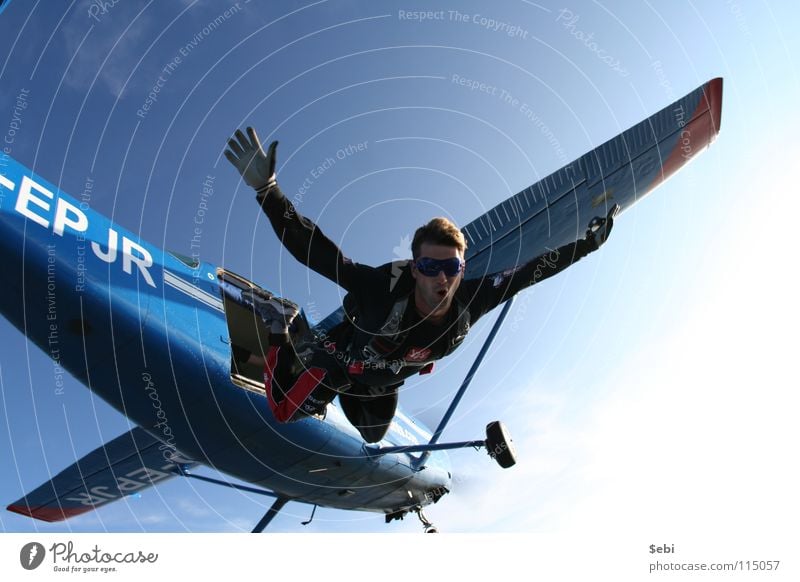 Skydive Exit Fallschirmspringen Freizeit & Hobby Cessna Freifall Parachute Freefly