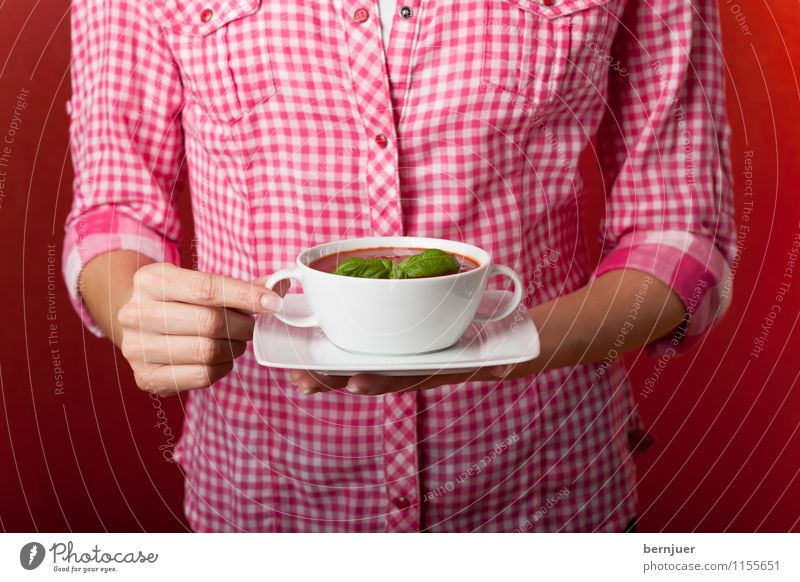 Soup, my dear Lebensmittel Gemüse Suppe Eintopf Kräuter & Gewürze Vegetarische Ernährung Slowfood Italienische Küche Teller Schalen & Schüsseln Mensch feminin 1