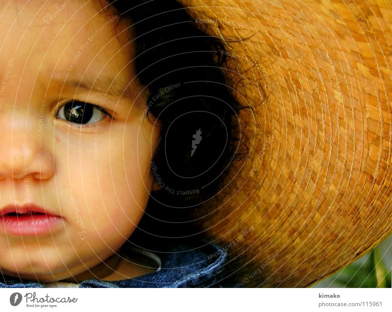 Chiniquicuicui III Mädchen Kleinkind Mexiko eyes Lomografie face fat blue Auge Gesicht blau