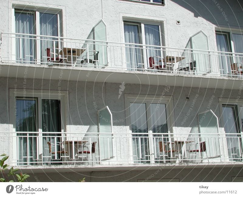 zimmer mit aussichten Hotel Balkon Motel Architektur Ruhestand