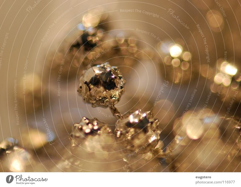 Goldeneye Schmuck Platin glänzend Weihnachten & Advent Stern (Symbol) gold Kette silber silbern