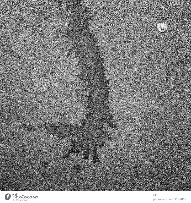 ojemine Wasser Kaugummi Boden spritzen dreckig authentisch nass grau Müll Schwarzweißfoto Außenaufnahme abstrakt Menschenleer Tag