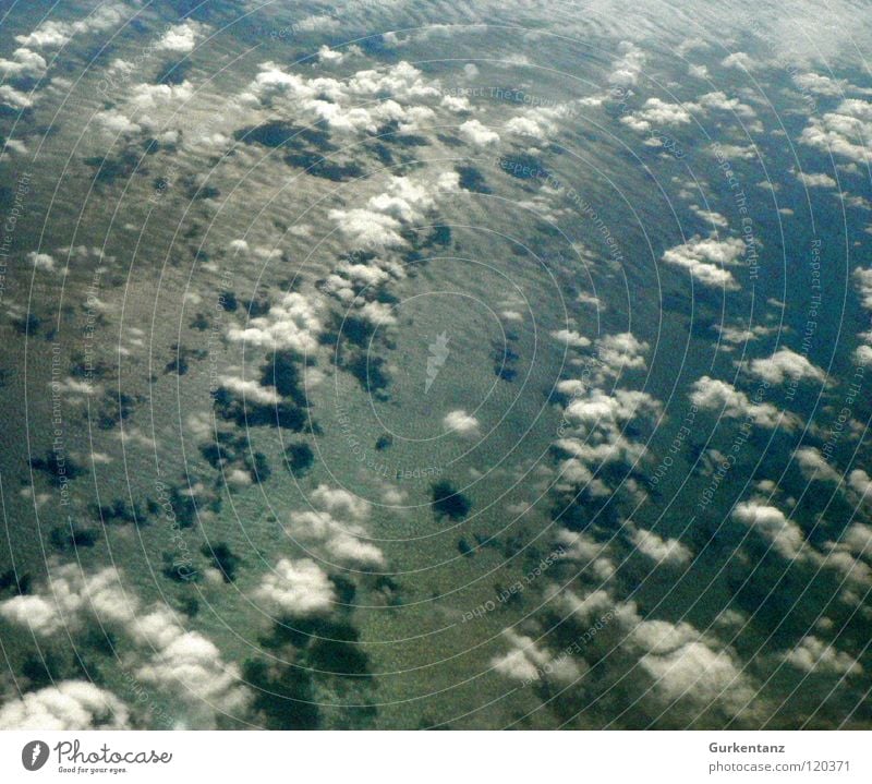 Reinhard Mey Wolken Flugzeug Meer Atlantik Polarmeer Vogelperspektive Wellen Island Himmel Luftverkehr Schatten Freiheit Strukturen & Formen