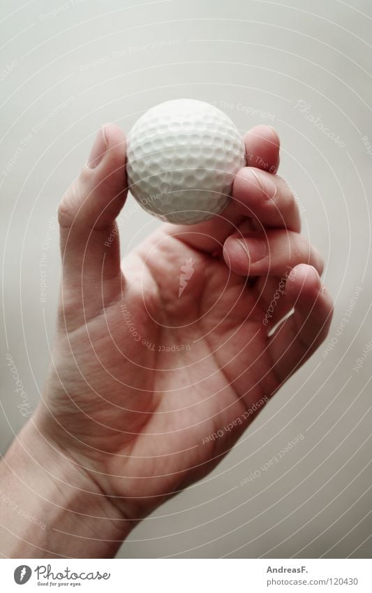 robin woods Golfball rund Hand Finger Golfer Griff Freude Ballsport Freizeit & Hobby Behinderte fangen festhalten in der hand