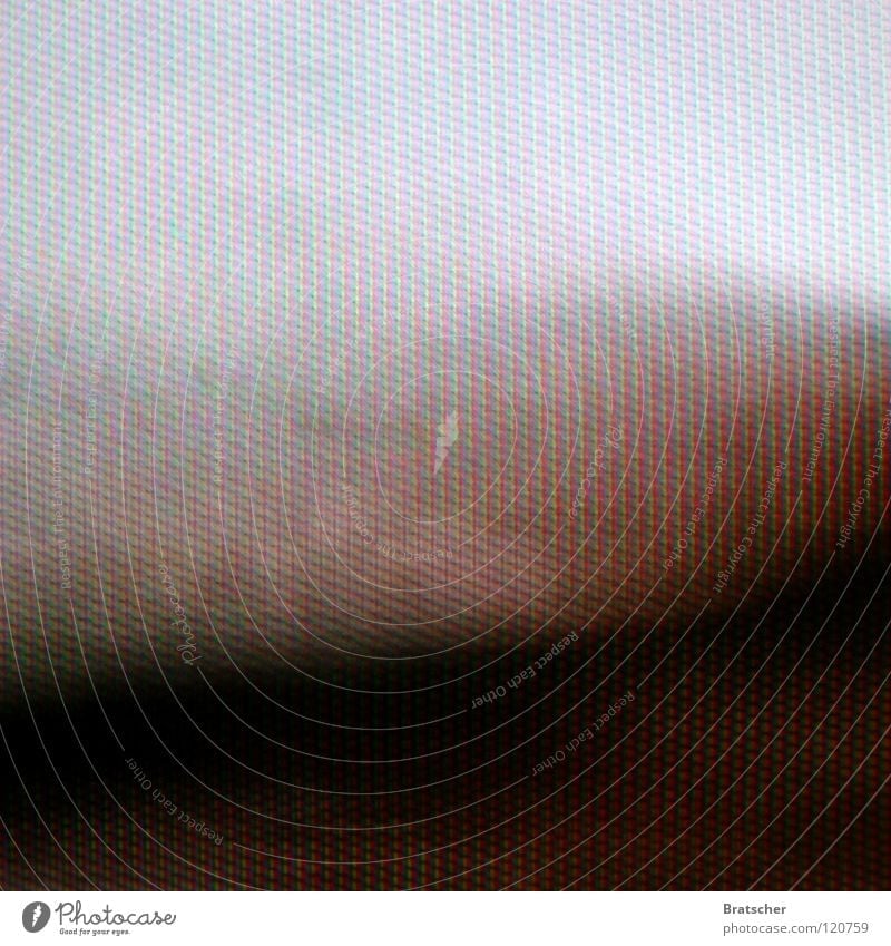Kleines Photocase-Manifest Nebel Fernsehen Fernseher Streifen Silhouette Bildpunkt RGB Nahaufnahme gefährlich drohend dreckig dunkel Rauschen Bildrauschen