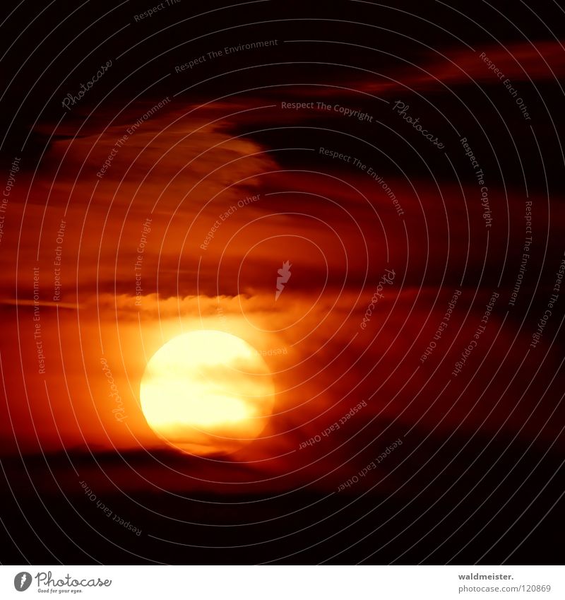 Sonne (mit Canon) Wolken Sonnenuntergang Sonnenenergie Romantik Himmelskörper & Weltall Canon vs. Nikon Revanche Kleinkrieg Energiewirtschaft Kraft