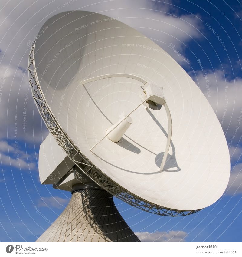 Big Jim senden Sendgericht hören live Datenübertragung Suche finden Satellitenantenne Fernsehen Radioteleskop Teleskop High-Tech Funktechnik Wissenschaften