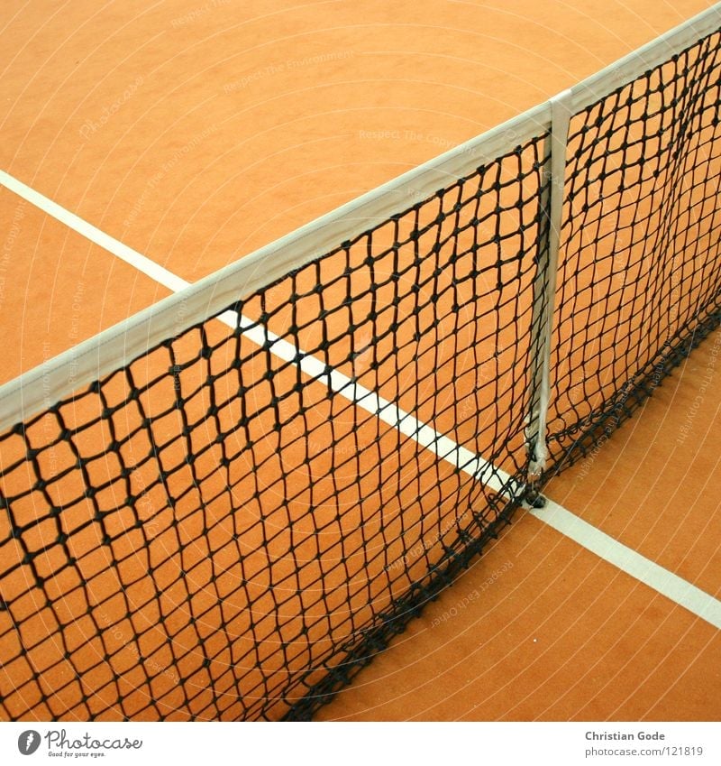 Netz Tennis Teppich Winter reserviert Tennisball grün weiß Geschwindigkeit Spielen Tennisschläger 2 Aufschlag Sport Ballsport Tennishalle Wintersasion