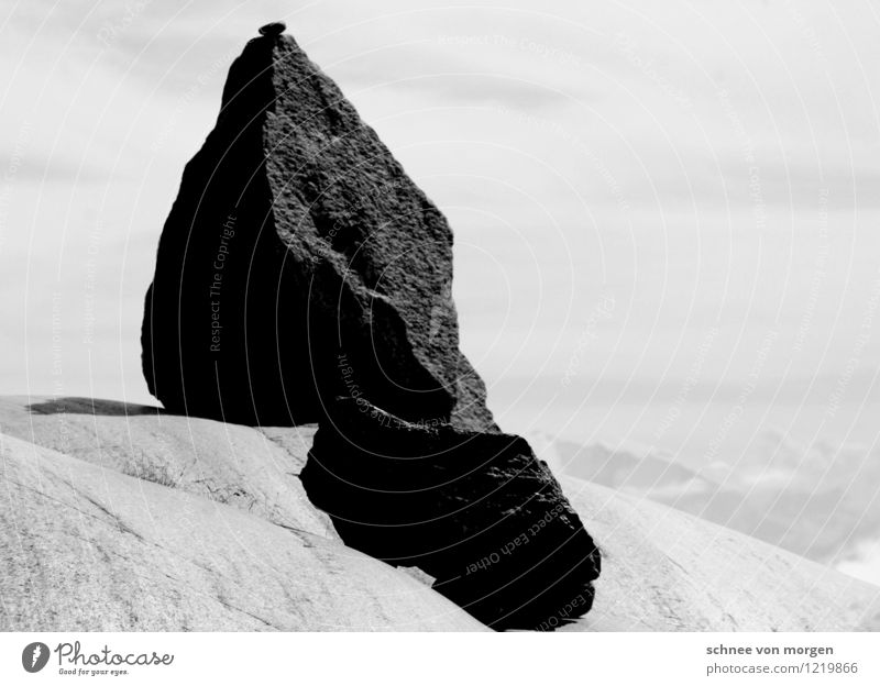 Sein Stein Skulptur Umwelt Natur Urelemente Erde Himmel Wetter Hügel Felsen Alpen Berge u. Gebirge Gipfel Gletscher Vulkan Schlucht "Schweiz Rhone Berg" Swiss