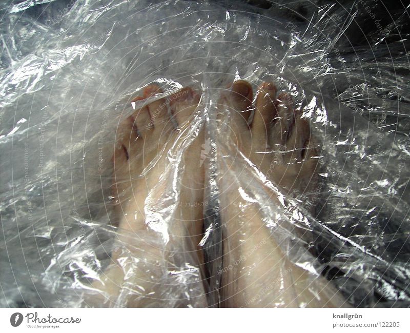 Packungsinhalt: 2 Stück Folie verpackt Verpackungsmaterial durchsichtig obskur Fuß