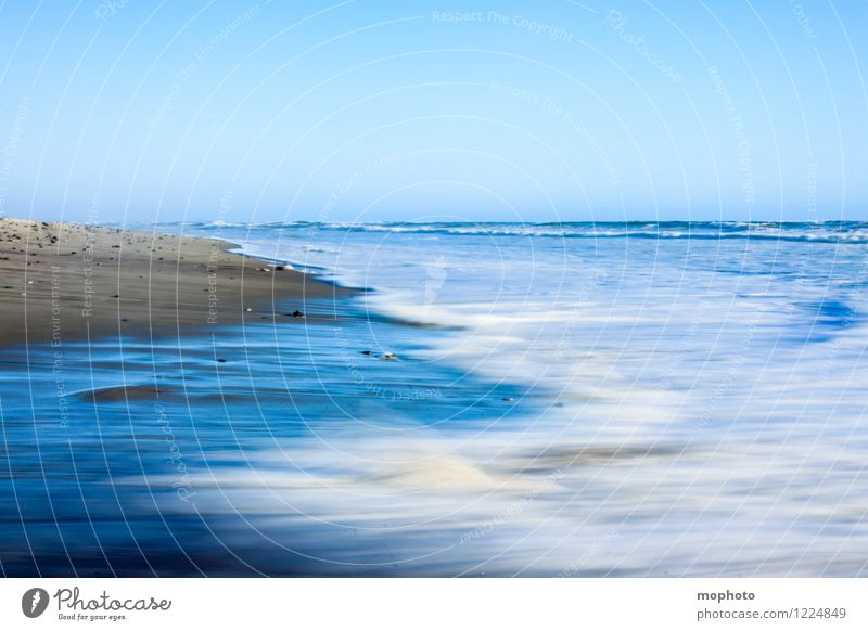 Wischi-waschi Ferien & Urlaub & Reisen Ferne Strand Meer Umwelt Natur Landschaft Urelemente Sand Wasser Himmel Küste Atlantik Namibia Bewegung Flüssigkeit